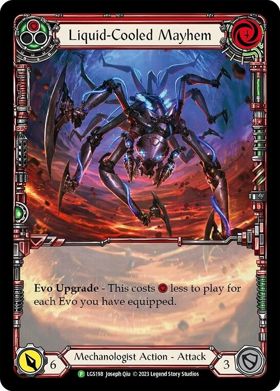 Image for Liquid-Cooled Mayhem - LGS198 (Flesh and Blood: Promo Cards) (LGS198) - Flesh and Blood TCG