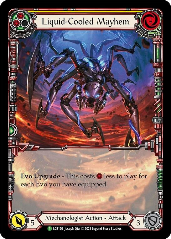 Image for Liquid-Cooled Mayhem - LGS199 (Flesh and Blood: Promo Cards) (LGS199) - Flesh and Blood TCG