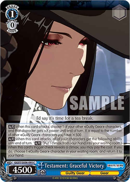 Image for Testament: Graceful Victory (Guilty Gear -Strive-) (GGST/SX06-095 C) - Weiss Schwarz