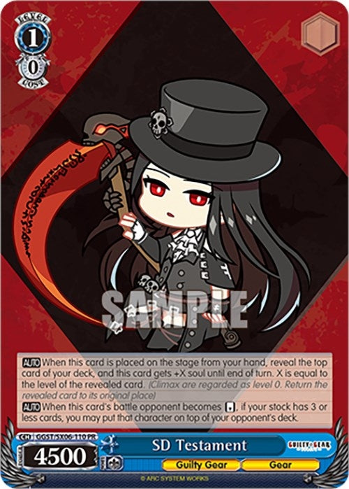 Image for SD Testament (Guilty Gear -Strive-) (GGST/SX06-110 PR) - Weiss Schwarz