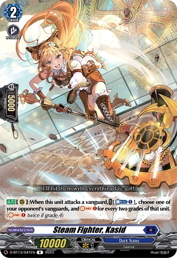 Image for Steam Fighter, Kasid (D-BT13: Flight of Chakrabarthi) (D-BT13/041EN) - Cardfight Vanguard