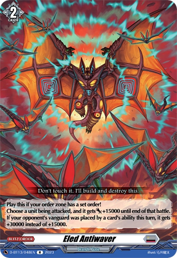 Image for Eled Antiwaver (D-BT13: Flight of Chakrabarthi) (D-BT13/048EN) - Cardfight Vanguard