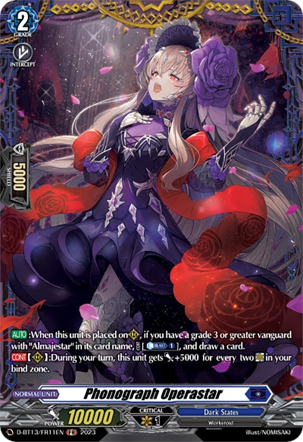 Image for Phonograph Operastar (FR) (D-BT13: Flight of Chakrabarthi) (D-BT13/FR11EN) - Cardfight Vanguard