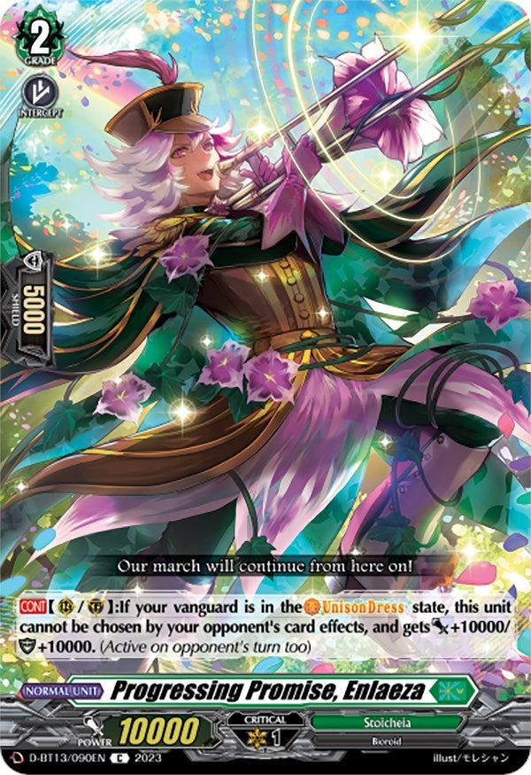 Image for Progressing Promise, Enlaeza (D-BT13: Flight of Chakrabarthi) (D-BT13/090EN) - Cardfight Vanguard