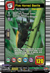 Image for Five Horned Beetle (D-BT13: Flight of Chakrabarthi) (D-BT13/EX07EN) - Cardfight Vanguard