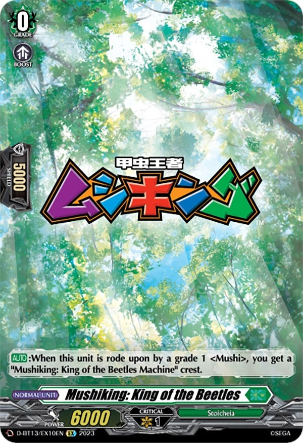 Image for Mushiking: King of the Beetles (D-BT13: Flight of Chakrabarthi) (D-BT13/EX10EN) - Cardfight Vanguard