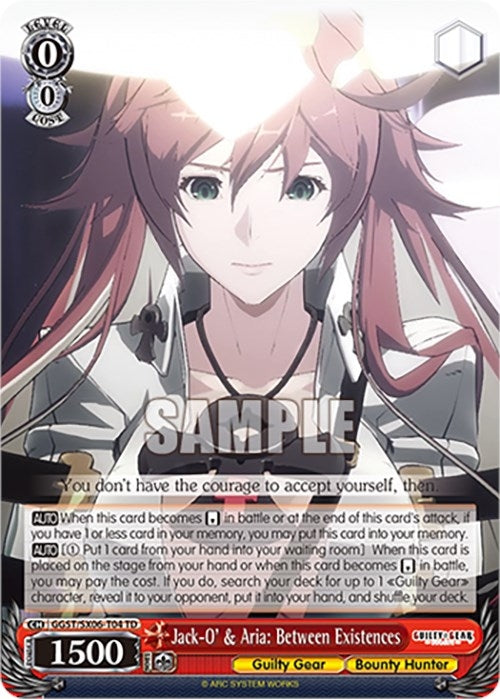 Image for Jack-O' & Aria: Between Existences (Guilty Gear -Strive-) (GGST/SX06-T04 TD) - Weiss Schwarz