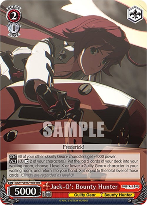 Image for Jack-O': Bounty Hunter (RRR) (Guilty Gear -Strive-) (GGST/SX06-T08R RRR) - Weiss Schwarz