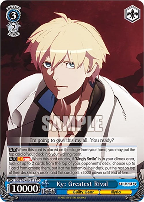 Image for Ky: Greatest Rival (Guilty Gear -Strive-) (GGST/SX06-T18 TD) - Weiss Schwarz