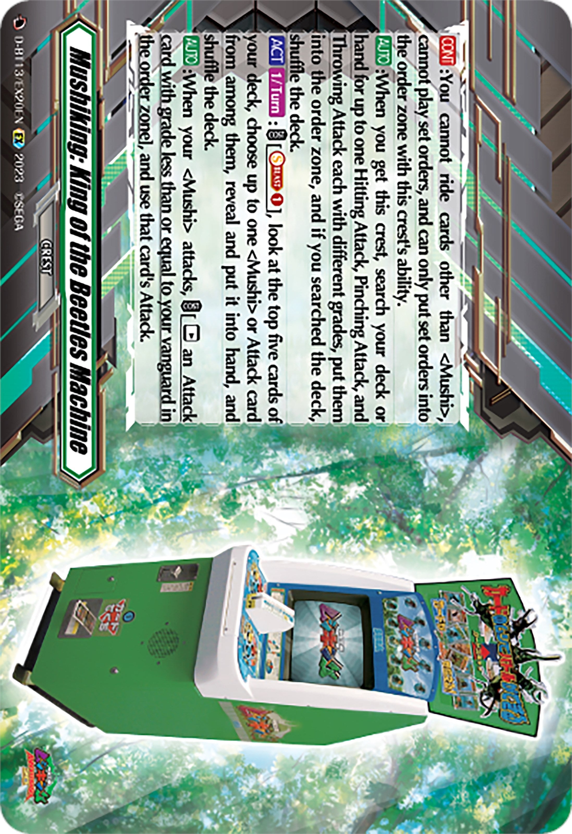 Image for Mushiking: King of the Beetles Machine (D-BT13: Flight of Chakrabarthi) (D-BT13/EX20EN) - Cardfight Vanguard