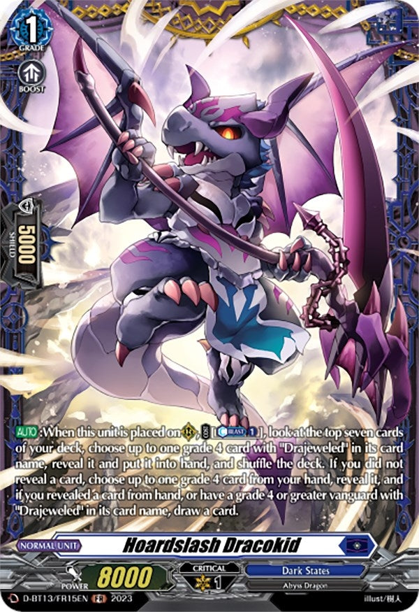 Image for Hoardslash Dracokid (FR) (D-BT13: Flight of Chakrabarthi) (D-BT13/FR15EN) - Cardfight Vanguard