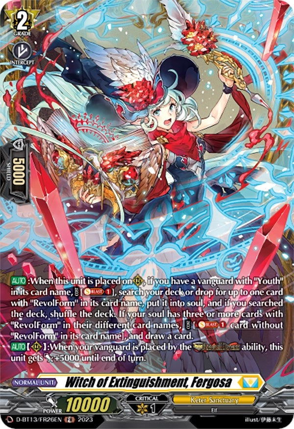 Image for Witch of Extinguishment, Fergosa (FR) (D-BT13: Flight of Chakrabarthi) (D-BT13/FR26EN) - Cardfight Vanguard
