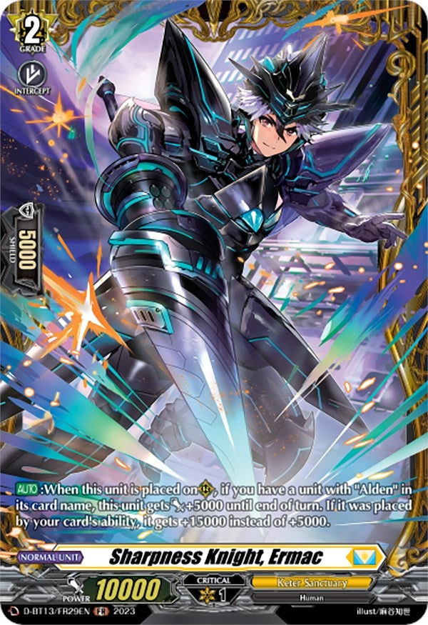 Image for Sharpness Knight, Ermac (FR) (D-BT13: Flight of Chakrabarthi) (D-BT13/FR29EN) - Cardfight Vanguard