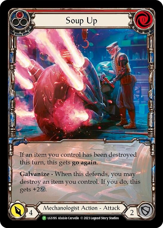 Image for Soup Up (Red) - LGS195 (Flesh and Blood: Promo Cards) (LGS195) - Flesh and Blood TCG