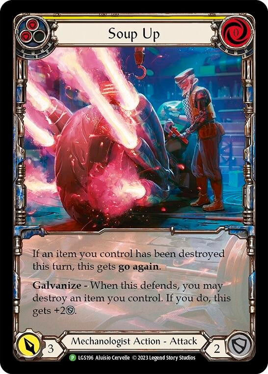 Image for Soup Up (Yellow) - LGS196 (Flesh and Blood: Promo Cards) (LGS196) - Flesh and Blood TCG