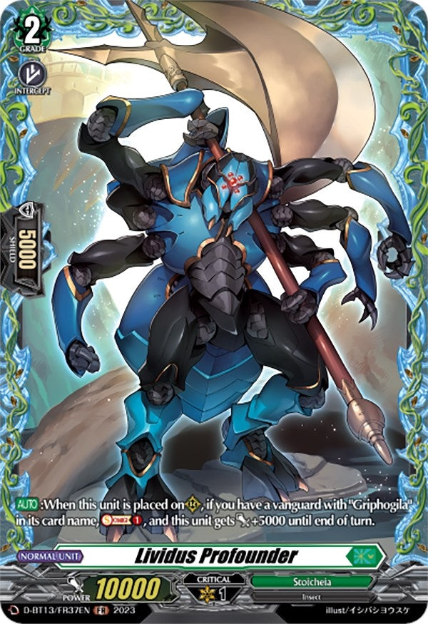 Image for Lividus Profounder (FR) (D-BT13: Flight of Chakrabarthi) (D-BT13/FR37EN) - Cardfight Vanguard