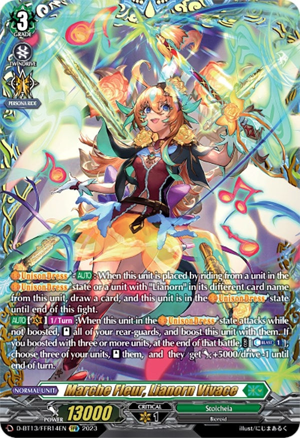 Image for Marche Fleur, Lianorn Vivace (FFR) (D-BT13: Flight of Chakrabarthi) (D-BT13/FRR14EN) - Cardfight Vanguard