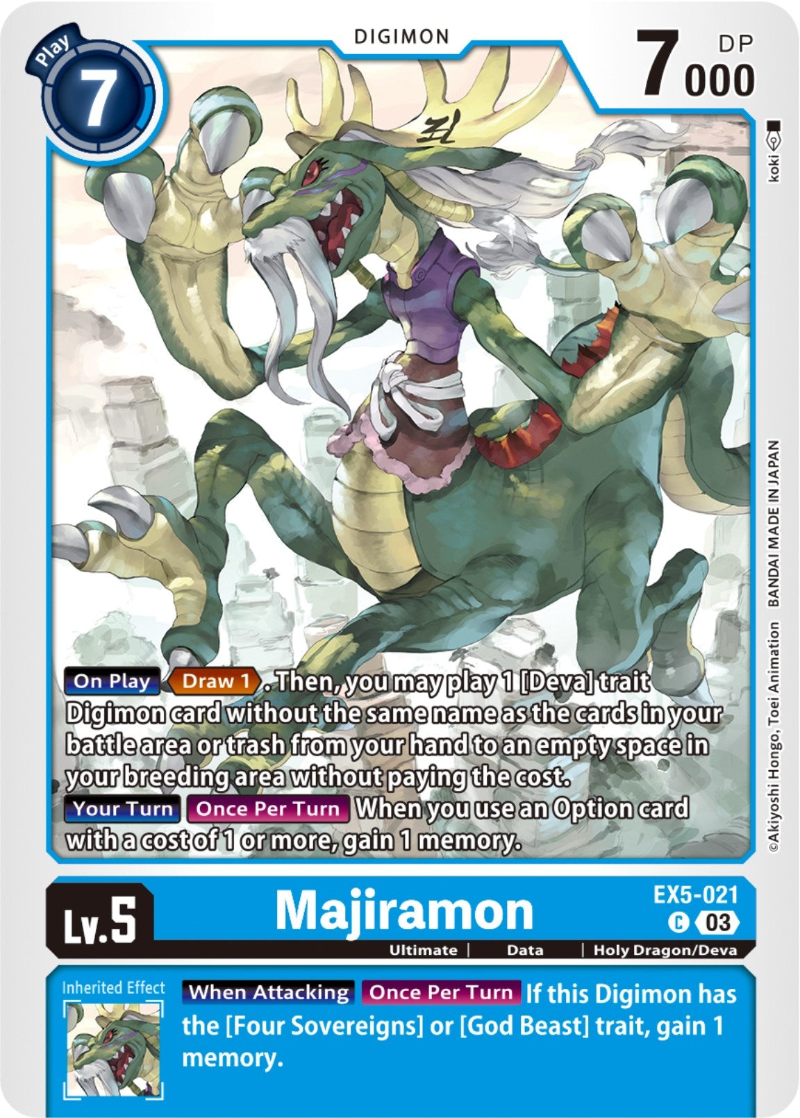 Image for Majiramon (EX05) (5021)