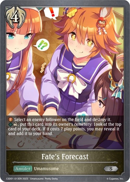 Image for Fate's Forecast (CSD01: Ready, Set, Umamusume!) (CSD01-013EN) - Shadowverse: Evolve