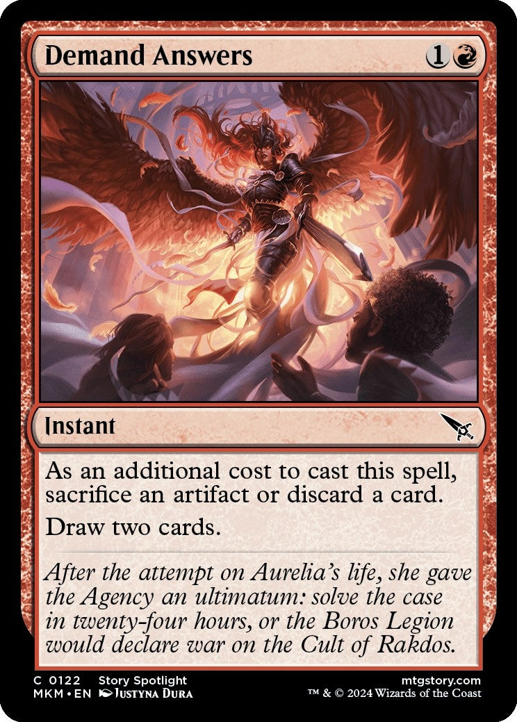 Image for Demand Answers (Murders at Karlov Manor) (122) - Magic: The Gathering