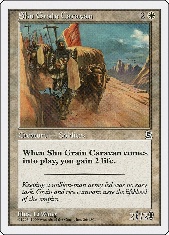 Image for Shu Grain Caravan (Portal Three Kingdoms) (26) - Magic: The Gathering