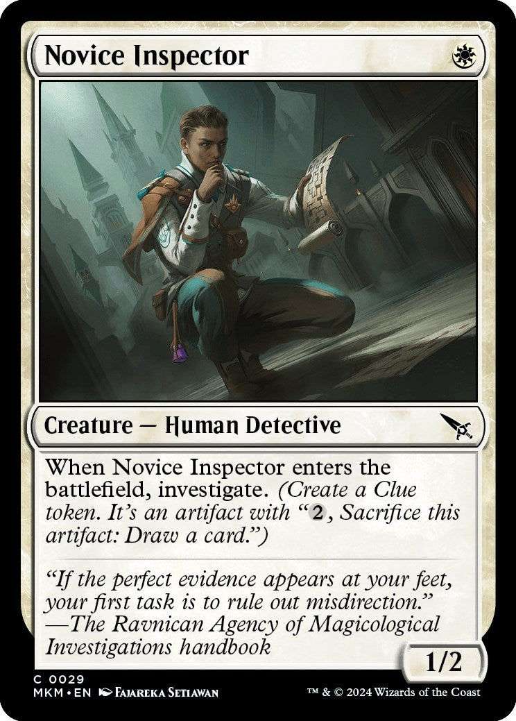 Image for Novice Inspector (Murders at Karlov Manor) (29) - Magic: The Gathering