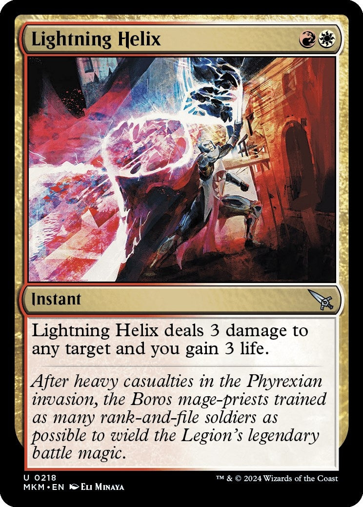 Image for Lightning Helix (Murders at Karlov Manor) (218) - Magic: The Gathering