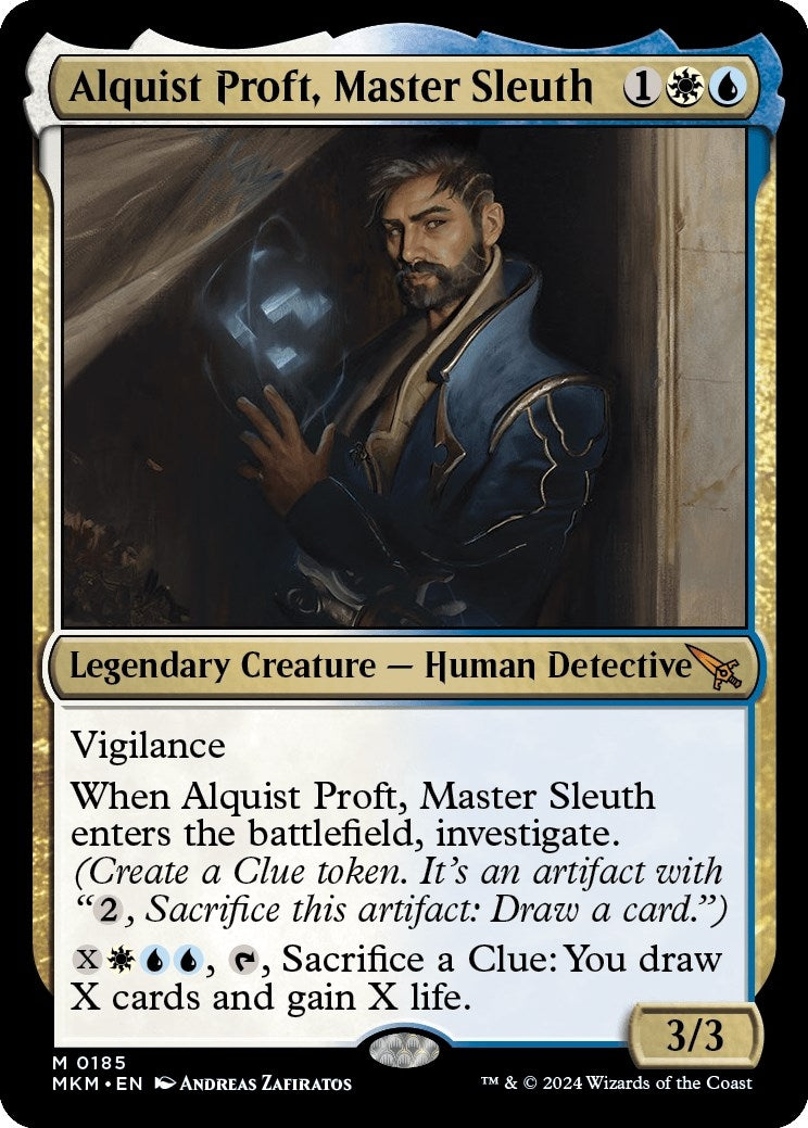 Image for Alquist Proft, Master Sleuth (Murders at Karlov Manor) (185) - Magic: The Gathering
