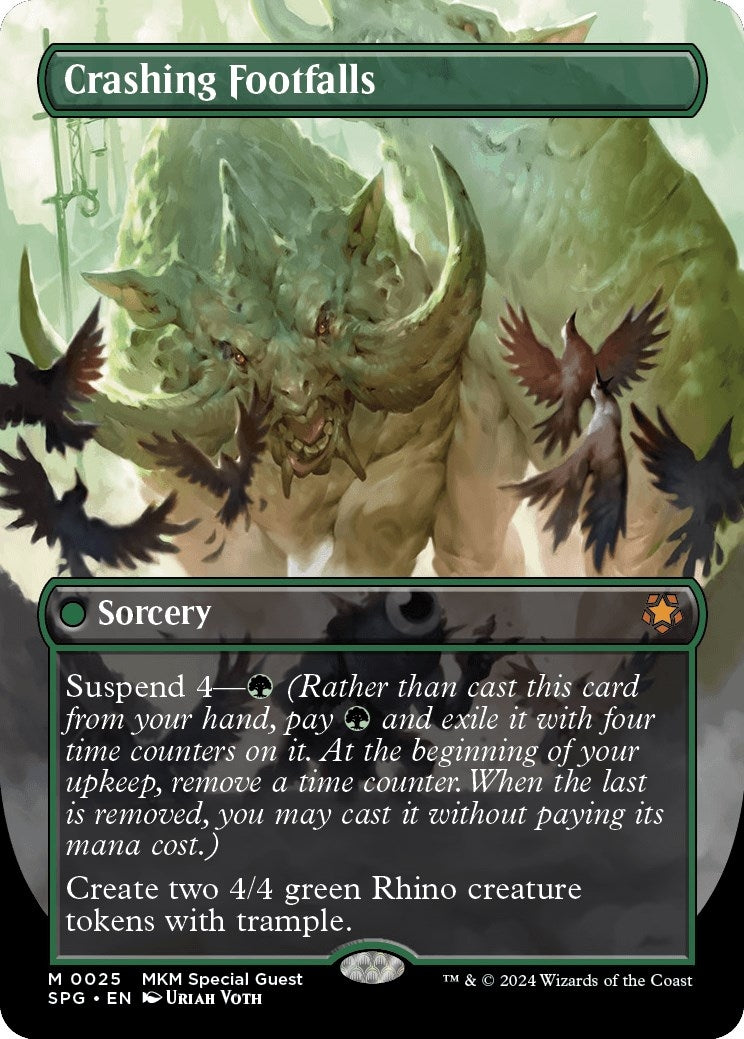 Image for Crashing Footfalls (Borderless) (Special Guests) (25) - Magic: The Gathering