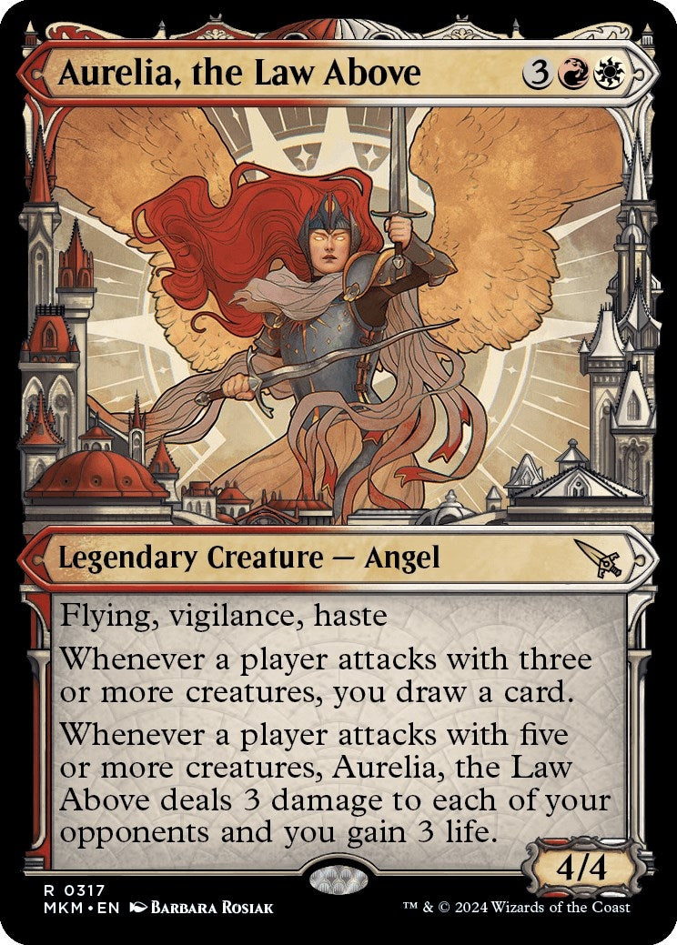 Image for Aurelia, the Law Above (Showcase) (0317) (Murders at Karlov Manor) (317) - Magic: The Gathering