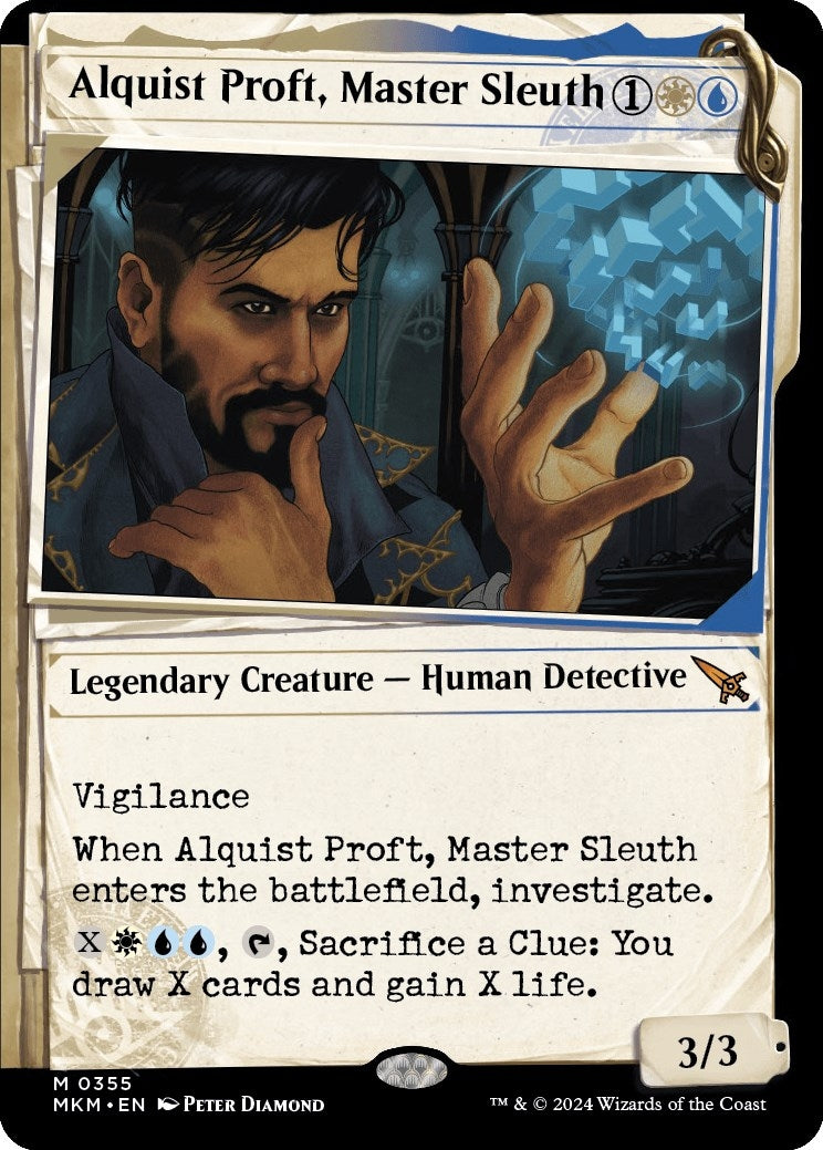 Image for Alquist Proft, Master Sleuth (Showcase) (Murders at Karlov Manor) (355) - Magic: The Gathering
