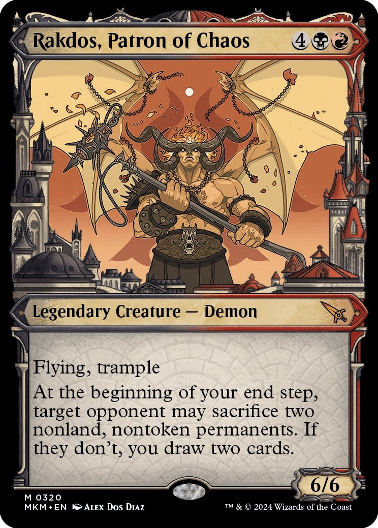 Image for Rakdos, Patron of Chaos (Showcase) (0320) (Murders at Karlov Manor) (320) - Magic: The Gathering