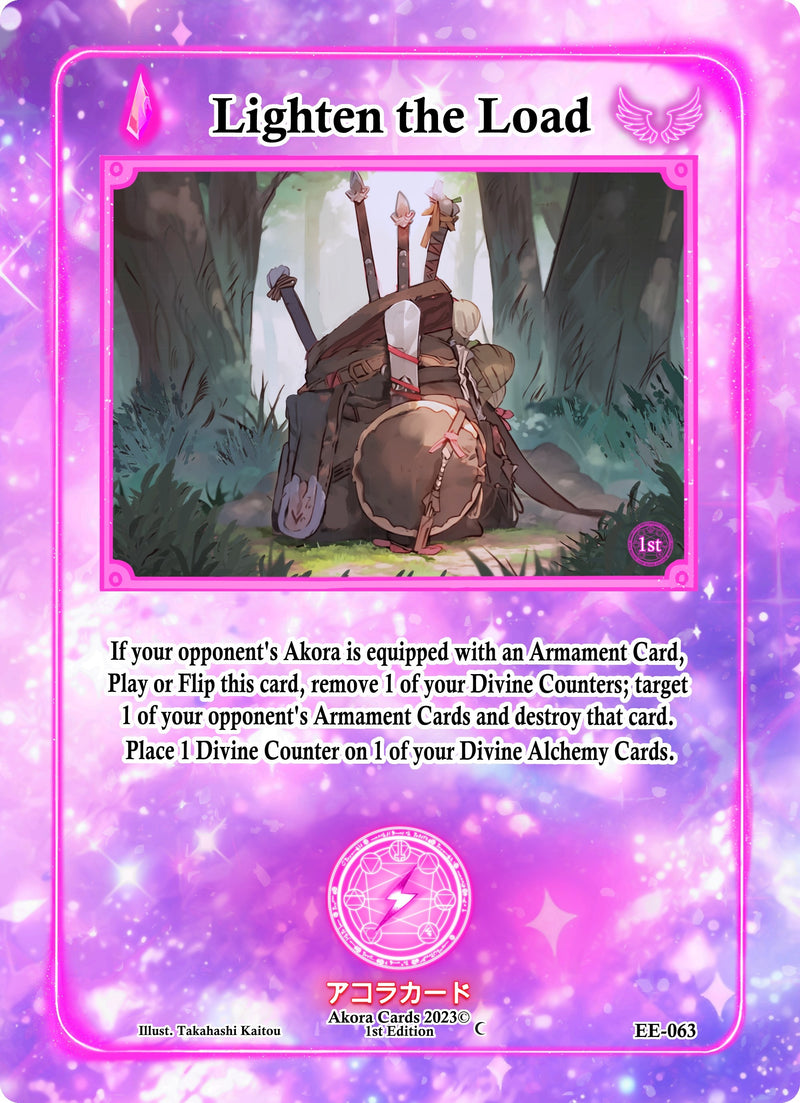 Image for Lighten the Load (Eternal Echoes [1st Edition]) (EE-063) - Akora TCG