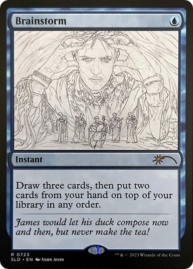 Image for Brainstorm (0723) (Sketch Showcase) (Secret Lair Drop Series) (723) - Magic: The Gathering