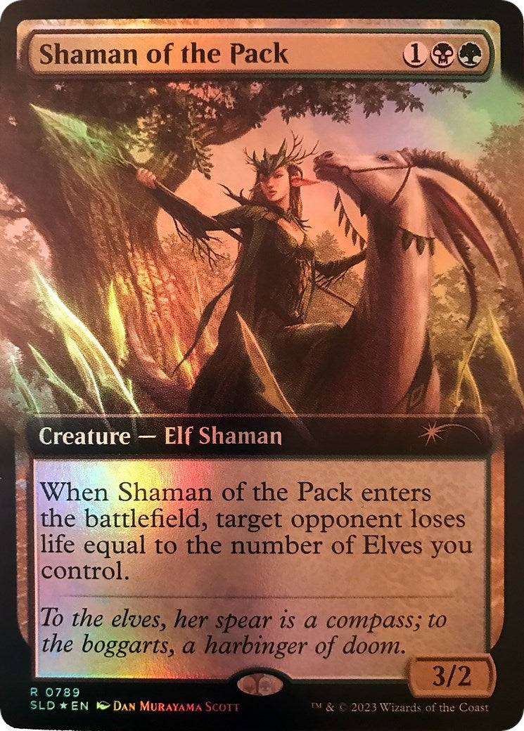 Image for Shaman of the Pack (Extended Art) (Secret Lair Drop Series) (789) - Magic: The Gathering