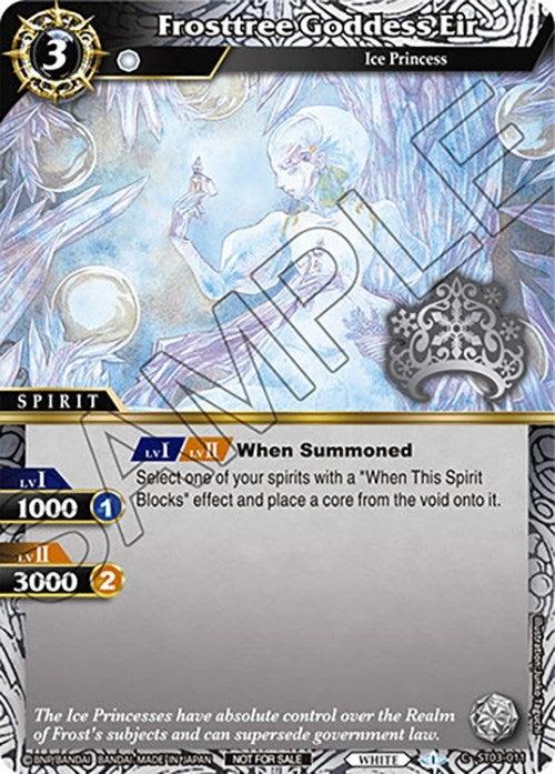 Image for Frosttree Goddess Eir (Event Pack Vol. 3) (Launch & Event Promos) (ST03-011) - Battle Spirits Saga