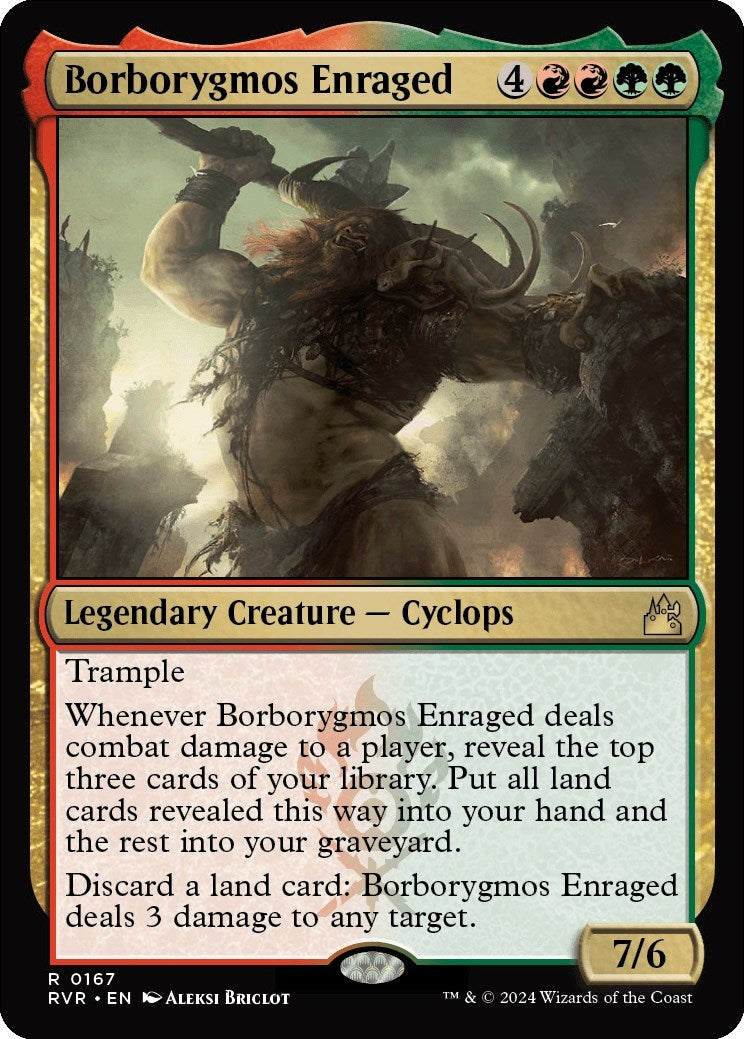 Image for Borborygmos Enraged (Ravnica Remastered) (167) - Magic: The Gathering