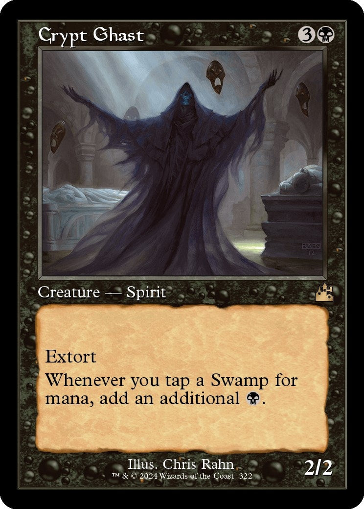 Image for Crypt Ghast (Retro Frame) (Ravnica Remastered) (322) - Magic: The Gathering