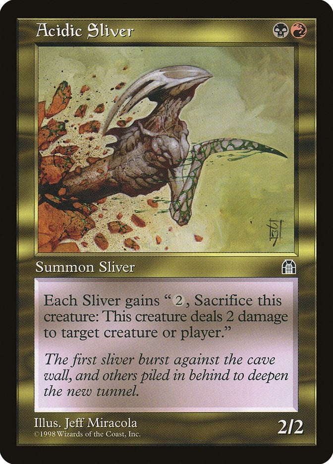 Image for Acidic Sliver (Stronghold) - Magic: The Gathering