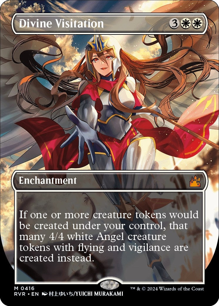 Image for Divine Visitation (Anime Borderless) (Ravnica Remastered) (416) - Magic: The Gathering