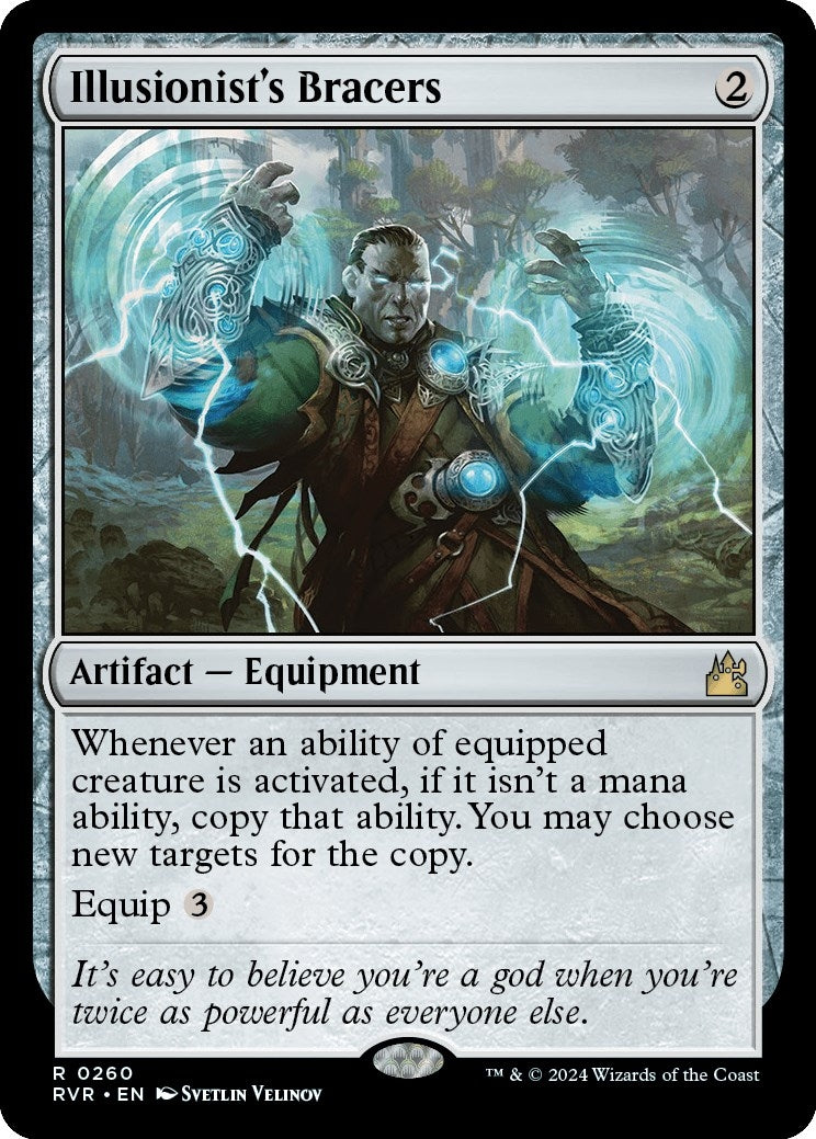 Image for Illusionist's Bracers (Ravnica Remastered) (260) - Magic: The Gathering