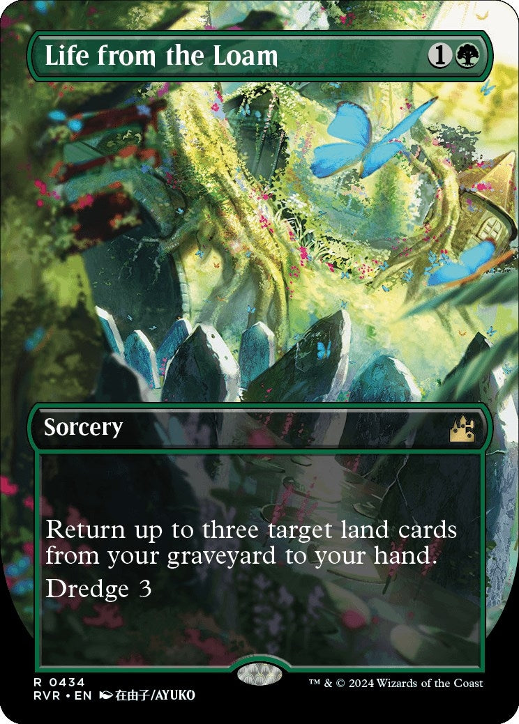 Image for Life from the Loam (Anime Borderless) (Ravnica Remastered) (434) - Magic: The Gathering