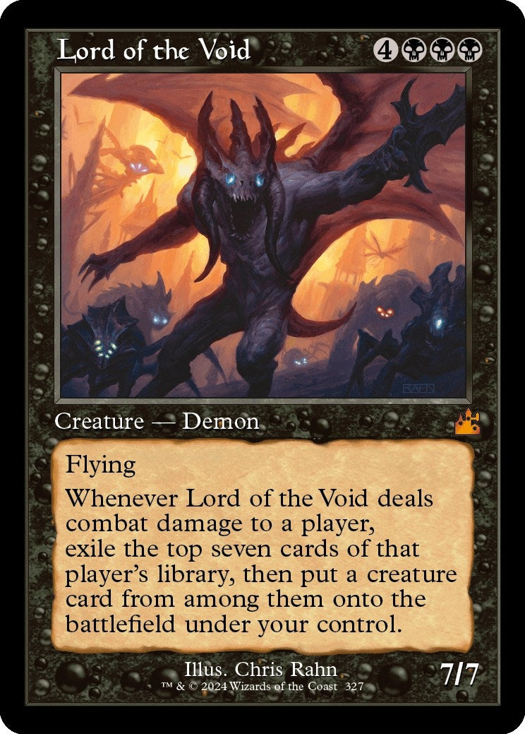 Image for Lord of the Void (Retro Frame) (Ravnica Remastered) (327) - Magic: The Gathering