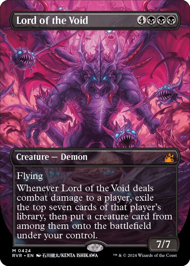 Image for Lord of the Void (Anime Borderless) (Ravnica Remastered) (424) - Magic: The Gathering