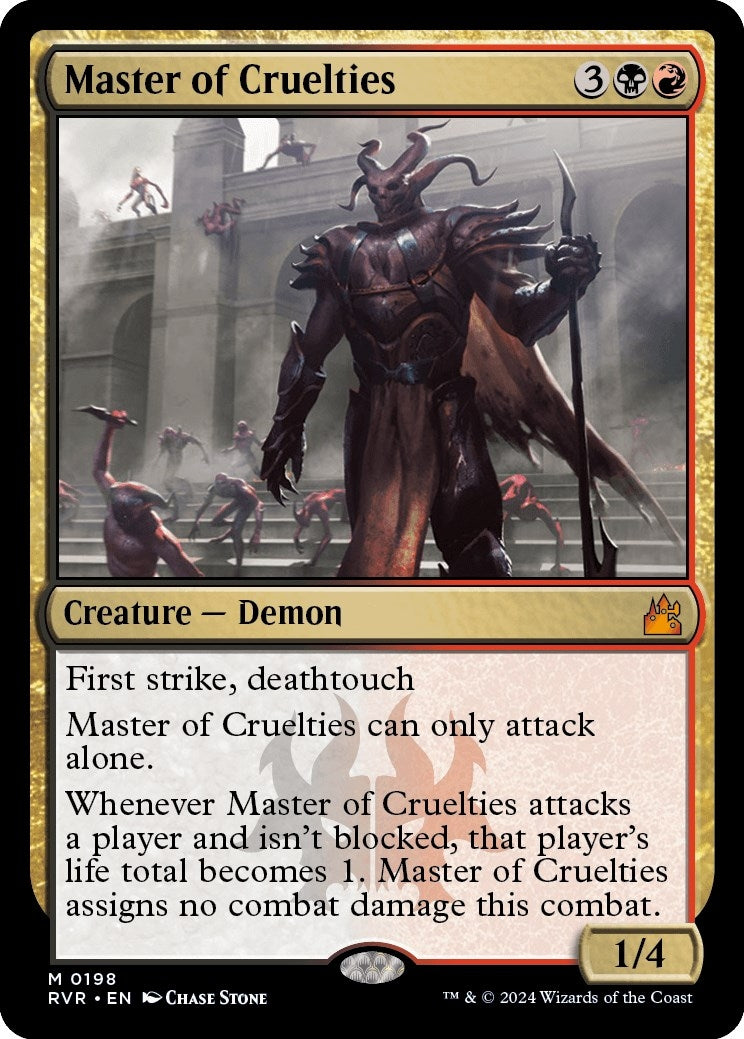 Image for Master of Cruelties (Ravnica Remastered) (198) - Magic: The Gathering