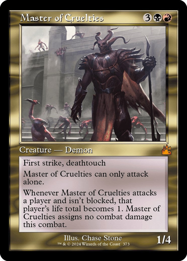 Image for Master of Cruelties (Retro Frame) (Ravnica Remastered) (373) - Magic: The Gathering