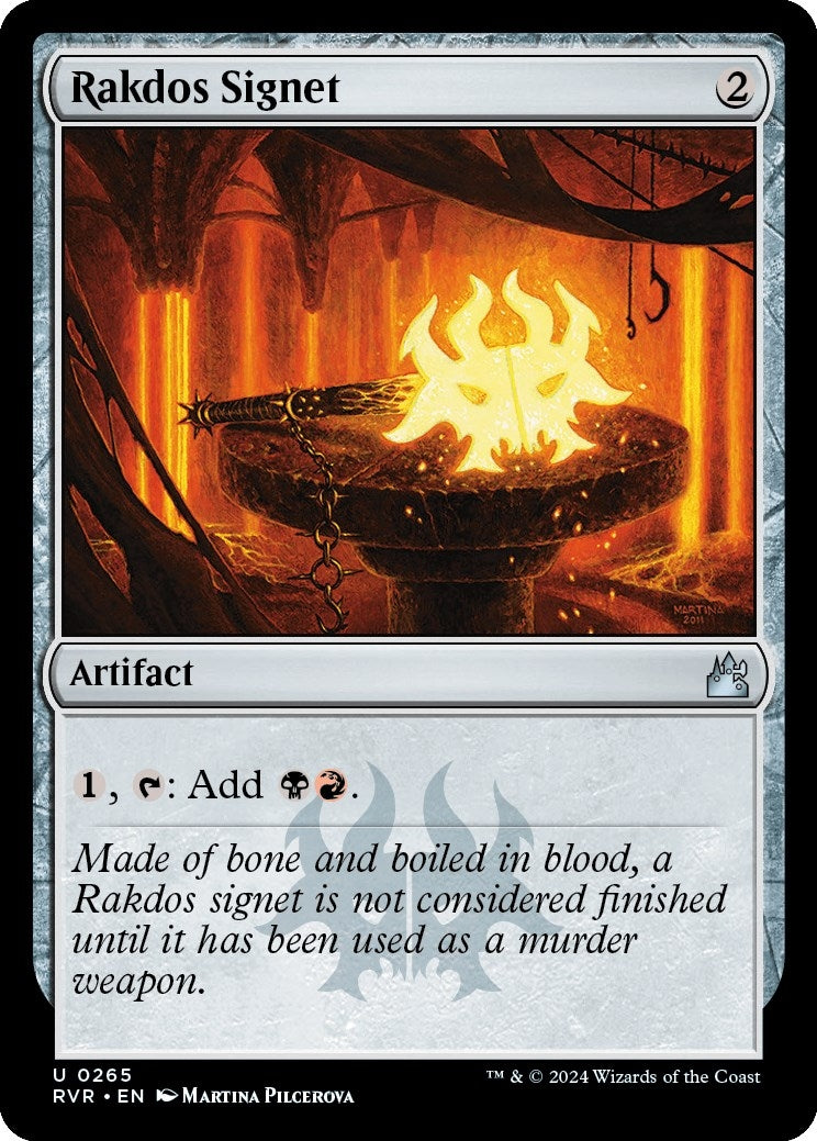 Image for Rakdos Signet (Ravnica Remastered) (265) - Magic: The Gathering