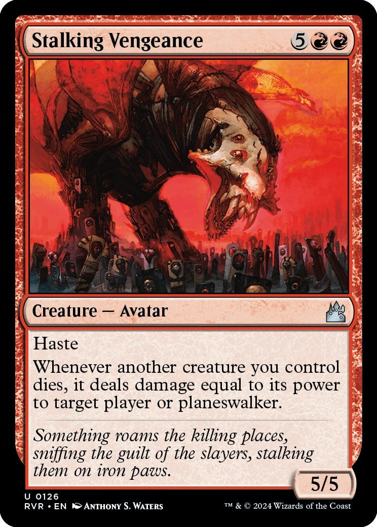 Image for Stalking Vengeance (Ravnica Remastered) (126) - Magic: The Gathering
