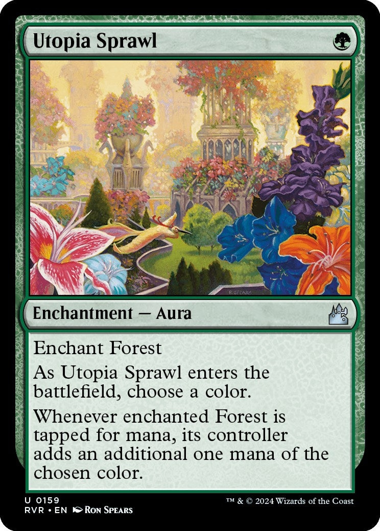 Image for Utopia Sprawl (Ravnica Remastered) (159) - Magic: The Gathering