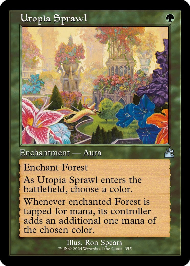 Image for Utopia Sprawl (Retro Frame) (Ravnica Remastered) (355) - Magic: The Gathering